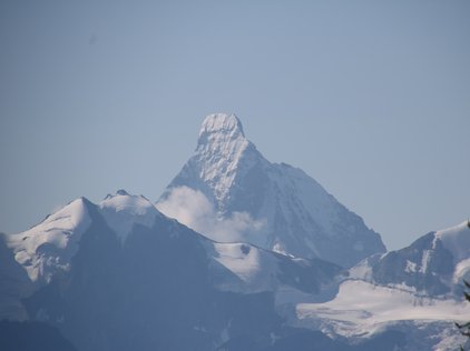 das Matterhorn von Chandolin aus gesehen